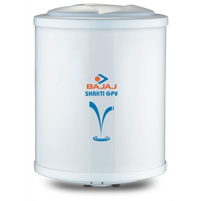 Bajaj Shakti GPV 15-Litre Water Heater (White/Blue)
